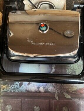 Hamilton Beach Panini Press Sandwich Grill Maker Pre-owned